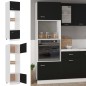Armadio per Microonde Nero 60x57x207 cm in Truciolato Armadio per Microonde Nero 60x57x207 cm in Truciolato