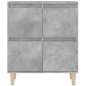 vidaXL Credenze 3pz Grigio Cemento 60x35x70 cm in Legno Multistrato vidaXL Credenze 3pz Grigio Cemento 60x35x70 cm in Legno Multistrato
