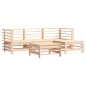 vidaXL Set Divani da Giardino 5 pz con Cuscini in Legno Massello vidaXL Set Divani da Giardino 5 pz con Cuscini in Legno Massello