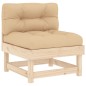 vidaXL Set Divani da Giardino 7 pz con Cuscini in Legno Massello vidaXL Set Divani da Giardino 7 pz con Cuscini in Legno Massello