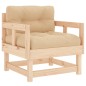 vidaXL Set Divani da Giardino 7 pz con Cuscini in Legno Massello vidaXL Set Divani da Giardino 7 pz con Cuscini in Legno Massello