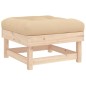 vidaXL Set Divani da Giardino 7 pz con Cuscini in Legno Massello vidaXL Set Divani da Giardino 7 pz con Cuscini in Legno Massello