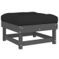 vidaXL Set Divani da Giardino 7pz con Cuscini in Legno Massello Grigio