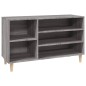Scarpiera Grigio Sonoma 102x36x60 cm in Legno Multistrato Scarpiera Grigio Sonoma 102x36x60 cm in Legno Multistrato