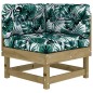 vidaXL Set Divani da Giardino 7pz con Cuscini Legno Impregnato di Pino vidaXL Set Divani da Giardino 7pz con Cuscini Legno Impregnato di Pino