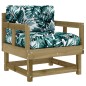 vidaXL Set Divani da Giardino 7pz con Cuscini Legno Impregnato di Pino vidaXL Set Divani da Giardino 7pz con Cuscini Legno Impregnato di Pino