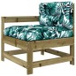 vidaXL Set Divani da Giardino 7pz con Cuscini Legno Impregnato di Pino