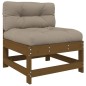vidaXL Set Divani da Giardino 7 pz con Cuscini in Legno Massello Miele vidaXL Set Divani da Giardino 7 pz con Cuscini in Legno Massello Miele
