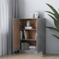 Libreria Grigio Cemento 82,5x30,5x115 cm in Truciolato Libreria Grigio Cemento 82,5x30,5x115 cm in Truciolato