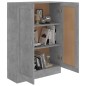 Libreria Grigio Cemento 82,5x30,5x115 cm in Truciolato Libreria Grigio Cemento 82,5x30,5x115 cm in Truciolato