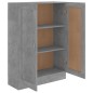 Libreria Grigio Cemento 82,5x30,5x115 cm in Truciolato Libreria Grigio Cemento 82,5x30,5x115 cm in Truciolato