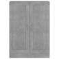 Libreria Grigio Cemento 82,5x30,5x115 cm in Truciolato Libreria Grigio Cemento 82,5x30,5x115 cm in Truciolato