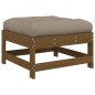 vidaXL Set Divani da Giardino 7 pz con Cuscini in Legno Massello ambra vidaXL Set Divani da Giardino 7 pz con Cuscini in Legno Massello ambra