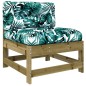 vidaXL Set Divani da Giardino 8pz con Cuscini Legno Impregnato di Pino vidaXL Set Divani da Giardino 8pz con Cuscini Legno Impregnato di Pino
