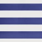 vidaXL Tenda Sole Retrattile Blu e Bianca 3,5x2,5m Tessuto e Alluminio vidaXL Tenda Sole Retrattile Blu e Bianca 3,5x2,5m Tessuto e Alluminio