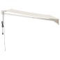 vidaXL Tenda da Sole Retrattile Crema 3x2,5 m in Tessuto e Alluminio vidaXL Tenda da Sole Retrattile Crema 3x2,5 m in Tessuto e Alluminio