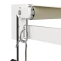 vidaXL Tenda da Sole Retrattile Crema 3x2,5 m in Tessuto e Alluminio vidaXL Tenda da Sole Retrattile Crema 3x2,5 m in Tessuto e Alluminio