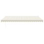 vidaXL Tenda da Sole Retrattile Crema 5x3 m in Tessuto e Alluminio vidaXL Tenda da Sole Retrattile Crema 5x3 m in Tessuto e Alluminio
