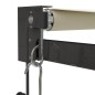 vidaXL Tenda da Sole Retrattile Crema 3x2,5 m in Tessuto e Alluminio vidaXL Tenda da Sole Retrattile Crema 3x2,5 m in Tessuto e Alluminio