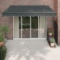 vidaXL Tenda da Sole Retrattile Antracite 3,5x2,5m Tessuto e Alluminio vidaXL Tenda da Sole Retrattile Antracite 3,5x2,5m Tessuto e Alluminio