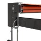 vidaXL Tenda Retrattile Arancione Marrone 3,5x2,5m Tessuto e Alluminio
