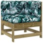 vidaXL Set Divani da Giardino 6pz con Cuscini Legno Impregnato di Pino vidaXL Set Divani da Giardino 6pz con Cuscini Legno Impregnato di Pino