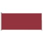 vidaXL Tenda Laterale Retrattile per Patio 180x500 cm Rossa vidaXL Tenda Laterale Retrattile per Patio 180x500 cm Rossa
