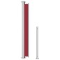 vidaXL Tenda Laterale Retrattile per Patio 180x500 cm Rossa vidaXL Tenda Laterale Retrattile per Patio 180x500 cm Rossa