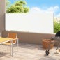 vidaXL Tenda Laterale Retrattile per Patio 220x500 cm Crema vidaXL Tenda Laterale Retrattile per Patio 220x500 cm Crema