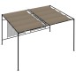 vidaXL Gazebo con Tetto Retrattile 3x4x2,3 m Grigio Talpa 180 g/m² vidaXL Gazebo con Tetto Retrattile 3x4x2,3 m Grigio Talpa 180 g/m²