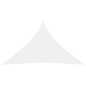 Parasole a Vela Oxford Triangolare 3,5x3,5x4,9 m Bianco Parasole a Vela Oxford Triangolare 3,5x3,5x4,9 m Bianco