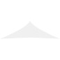 Parasole a Vela Oxford Triangolare 3,5x3,5x4,9 m Bianco Parasole a Vela Oxford Triangolare 3,5x3,5x4,9 m Bianco