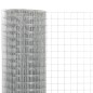 vidaXL Recinzione in Rete per Pollaio Acciaio Zincato 10x1,5 m Argento vidaXL Recinzione in Rete per Pollaio Acciaio Zincato 10x1,5 m Argento