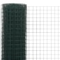 vidaXL Recinzione in Rete per Pollaio in Acciaio e PVC 10x1,5 m Verde vidaXL Recinzione in Rete per Pollaio in Acciaio e PVC 10x1,5 m Verde