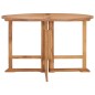 vidaXL Tavolo da Giardino Pieghevole Ø120x75 cm in Massello di Teak vidaXL Tavolo da Giardino Pieghevole Ø120x75 cm in Massello di Teak