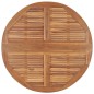 vidaXL Tavolo da Giardino Pieghevole Ø120x75 cm in Massello di Teak vidaXL Tavolo da Giardino Pieghevole Ø120x75 cm in Massello di Teak