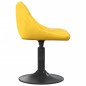 vidaXL Sgabello da Bar Giallo Senape in Velluto vidaXL Sgabello da Bar Giallo Senape in Velluto