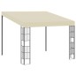 vidaXL Gazebo a Parete 3x3 m Crema in Tessuto vidaXL Gazebo a Parete 3x3 m Crema in Tessuto