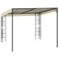 vidaXL Gazebo a Parete 3x3 m Crema in Tessuto vidaXL Gazebo a Parete 3x3 m Crema in Tessuto