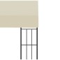 vidaXL Gazebo a Parete 3x3 m Crema in Tessuto vidaXL Gazebo a Parete 3x3 m Crema in Tessuto