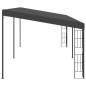 vidaXL Gazebo a Parete 3x6 m Antracite in Tessuto