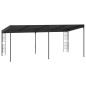 vidaXL Gazebo a Parete 3x6 m Antracite in Tessuto