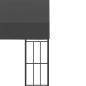 vidaXL Gazebo a Parete 3x6 m Antracite in Tessuto