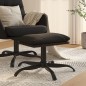 vidaXL Poggiapiedi Nero 60x60x36 cm in Tessuto e Similpelle vidaXL Poggiapiedi Nero 60x60x36 cm in Tessuto e Similpelle