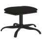 vidaXL Poggiapiedi Nero 60x60x36 cm in Tessuto e Similpelle vidaXL Poggiapiedi Nero 60x60x36 cm in Tessuto e Similpelle