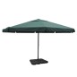 Ombrellone in Alluminio con Base Portatile Verde Ombrellone in Alluminio con Base Portatile Verde