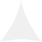 Parasole a Vela Oxford Triangolare 4x5x5 m Bianco Parasole a Vela Oxford Triangolare 4x5x5 m Bianco