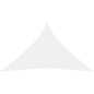 Parasole a Vela Oxford Triangolare 4x5x5 m Bianco Parasole a Vela Oxford Triangolare 4x5x5 m Bianco