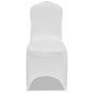 vidaXL 100 Pz Fodere Elastiche per Sedie Bianche vidaXL 100 Pz Fodere Elastiche per Sedie Bianche