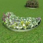 vidaXL Pannelli Recinzione per Prato 10 pz Acciaio Zincato 100x20 cm vidaXL Pannelli Recinzione per Prato 10 pz Acciaio Zincato 100x20 cm